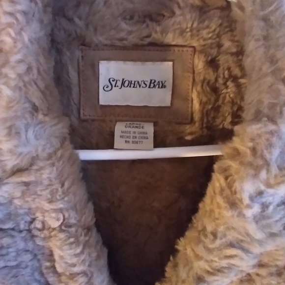 leather/suede women coat - Picture 3 of 16